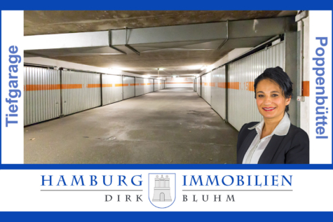 1-3 Abschließbarer Tiefgaragenstellplatz (Gitterbox) – nur wenige Schritte vom S-Bahnhof Poppenbüttel entfernt, 22391 Hamburg, Tiefgarage